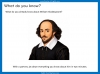 Introduction to Shakespeare - Year 7 Teaching Resources (slide 3/163)